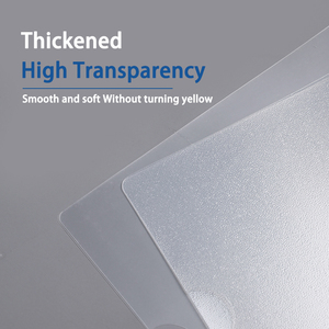 Chất lượng cao A4 Kích thước PP thư mục tập tin logo in nhựa trong suốt Thanh trượt tài liệu chất kết dính báo cáo cuốn sách thư mục trình bày - Product Image 2