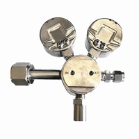 Régulateur de pression robuste STR21 SS316L pour GPL, Propane, Hélium, Argon, Acétylène, Débit 25m³/h, Pression d'entrée 230 bar / Pression de sortie 10 bar