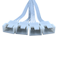 Connecteur de ventilateur PWM à 4 ports pour connecter plusieurs ventilateurs de boîtier à 4 broches à un connecteur de carte mère avec régulation de régime synchronisée et alimentation fiable