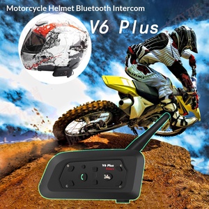 Casco de Motocicleta para Intercomunicador V6 Pro Full-Duplex Uno a Cinco, Impermeable - Product Image 1