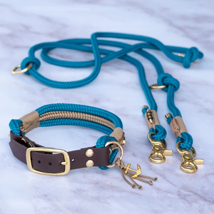 Collier et <span class=keywords><strong>laisse</strong></span> pour chien en cuir, corde ronde personnalisée 10mm/12mm, collier <span class=keywords><strong>de</strong></span> luxe pour chiens - Product Image 1