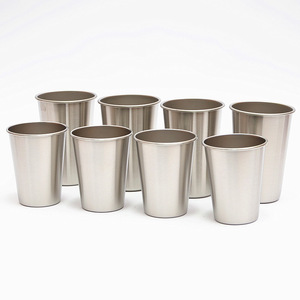 Mug en acier inoxydable 304, 350 ml, portable, pour le camping en plein air, tasse à café, à eau, à bière, petite taille, couleur unie - Product Image 5