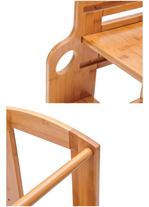 Customizable Montessori Tower Modern Adjustable Height Bamboo Natural Color Educational Children's Learning <strong>Stool</strong> Rack <strong>Step</strong> - Product Image 4