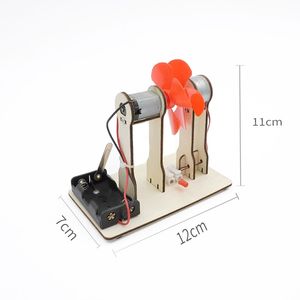 Générateur d'énergie éolienne STEM Kit expérience scientifique en bois enfants bricolage modèle jouets pour expérience scientifique - Product Image 3
