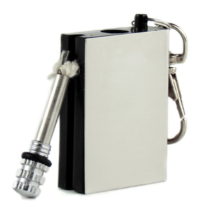 Venta caliente accesorios para fumar Venta directa Tipo cuadrado fósforo de acero inoxidable millones de veces coincide con encendedor de fuego - Product Image 6