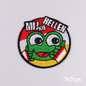 Bán buôn oeteldonk biểu tượng tùy chỉnh thêu Twill các bản vá lỗi cho mũ và quần áo Hà Lan Carnival sắt-on Phù Hiệu - Product Image 3