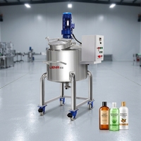Cuve de mélange électrique personnalisée à double enveloppe chauffante en acier inoxydable pour shampoing et cosmétiques