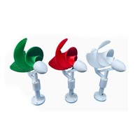 Micro éolienne en spirale 50W aimant permanent triphasé sortie cc sans brosse générateur de vent à axe vertical VAWT