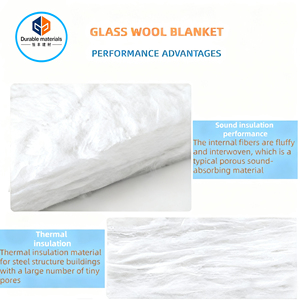 Rouleaux de <span class=keywords><strong>laine</strong></span> de verre sans formaldéhyde blancs pour isolation thermique des bâtiments, ventilation sécurisée et écologique, conduit extérieur, certifié Energy Star - Product Image 5
