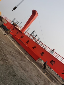 Doppelt räger <span class=keywords><strong>Container</strong></span> Portalkran mit mobilem Wagen im Freien 10T 125T Tonne bester Preis - Product Image 4