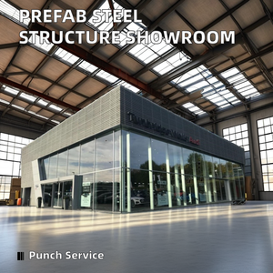 Edificio Prefabbricato in Acciaio Strutturale Leggero Certificato ASTM per <span class=keywords><strong>Sala</strong></span> Espositiva/Showroom con Saldatura, Taglio e Piegatura - Product Image 3
