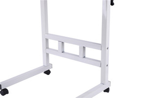Black <strong>Tray</strong> Side <strong>Table</strong> Height Adjustable Laptop Desk <strong>Bedside</strong> Computer <strong>Table</strong> - Product Image 5