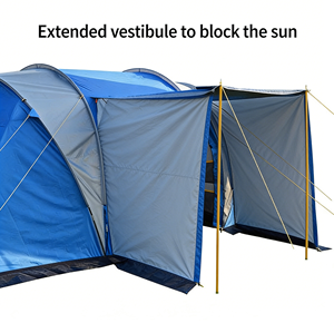 Carpa Compacta Grande para Acampar con Diseño <span class=keywords><strong>de</strong></span> Montaje Rápido para Escapadas <span class=keywords><strong>de</strong></span> <span class=keywords><strong>Fin</strong></span> <span class=keywords><strong>de</strong></span> <span class=keywords><strong>Semana</strong></span> - Product Image 4