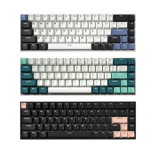OEM Manufacturing  Hot Swappable 68 Keys Gaming Keyboard 65% Custom Gateron Switch Mechanical Keyboard for Gamer
