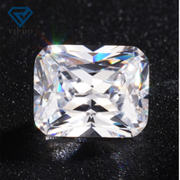 Vente directe usine – Moissanite taille octogonale D-VVS1 de 0,5 à 10 carats, diamant en vrac avec certificat GRA, moissanite blanche taille princesse octogonale
