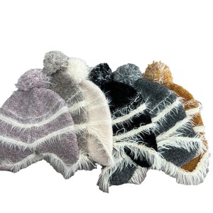 Mũ len giữ ấm mùa thu đông chất liệu lông thỏ Rex mềm mại dày dặn, chống gió, unisex, có bảo vệ tai, kiểu dáng phổ thông - Product Image 5