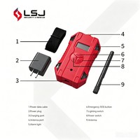 Dispositif de sécurité pour le sauvetage aquatique portable HX-TAC, écran LED de 1,3 pouce, détecteur de tension alternative amphibie, appel d'urgence SOS, lumière LED