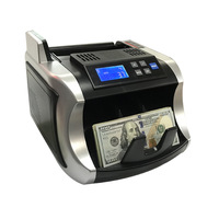 Compteur de billets multidevises Henley 2600 avec détecteur de devises étrangères pour dollars américains, billets africains et d'Asie du Sud-Est