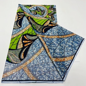 Nuovo Arrivo Tessuto African Grand Wax in <span class=keywords><strong>Cotone</strong></span> Dorato con Glitter <span class=keywords><strong>Organza</strong></span> per Camicie da Ragazza e Abbigliamento - Product Image 4