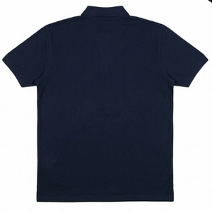 Polo de Punto Jersey Azul Marino para Hombre - Camiseta de Manga Corta 100% Algodón de Corte Regular - Ropa de Golf Informal con Etiqueta Privada Personalizada - Product Image 3