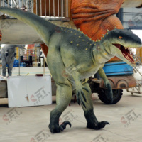 Costume de dinosaure de Simulation d'usine Zupaysaurus jambes cachées Costume de dinosaure modèles de dinosaure Animatronic