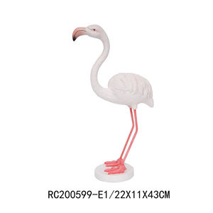 Vente en gros d'ornements d'animaux en résine de luxe Statues de figurines de <span class=keywords><strong>grue</strong></span> et de flamant rose pour décoration de bureau Sculptures d'oiseaux en vente - Product Image 3