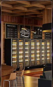 Réfrigérateur vertical à affichage avec 4 portes, ventilé, refroidissement par évaporation, pour commerçants - Product Image 6