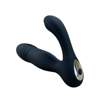 Vibrateur anal à poussée, masseur de prostate, ABS+Silicone, étanche IPX7, rechargeable par USB, pour hommes et femmes
