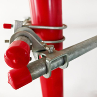Connecteur de fixation de tuyaux CVC UTT90, raccord structurel à 4 voies en acier au carbone galvanisé à chaud pour systèmes MEP