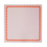 Alas Mahjong Lipat Modern Motif Bunga Oranye 2026, Anti Bau, Cetak Kustom, Alas Karet, Permainan Meja Poker, Pengiriman Cepat