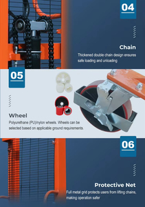 倉庫使用1トン2トン3トン小型リフトプラットフォーム1500kg油圧手動フォークリフトハンドパレットスタッカー - Product Image 3