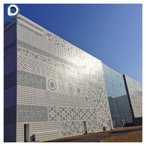 Mur rideau personnalisé à large champ de vision Mur rideau arrière en aluminium Mur rideau en verre fabriqué en usine - Product Image 2