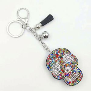 Fashion Glitter Crystal Keychain Purse <b>Charms</b> Handmade Gifts Rhinestone Skulls Diamond Bag Pendants <b>Keyrings</b> - Product Image 4
