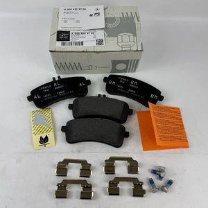 NIboke Plaquette de frein à disque en céramique pour <span class=keywords><strong>Mercedes</strong></span>-Benz C63/S63 <span class=keywords><strong>AMG</strong></span>/<span class=keywords><strong>AMG</strong></span> <span class=keywords><strong>S</strong></span> 2016-Plaquettes de frein avant et arrière A0004203700 - Product Image 5