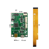 ZKDISPLAY OEM Layar Sentuh TFT LCD 7.8 Inci 1280*400 IPS 40PIN LVDS Kecerahan Tinggi 1000nit, Dapat Dibaca di Bawah Sinar Matahari, Dilengkapi Papan Pengontrol