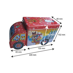 Xe Tải Tùy Chỉnh Hộp Thiếc, Xe Tải Tiền Hộp, Xe Hình Dạng Hộp Thiếc Cho Sô Cô La - Product Image 2