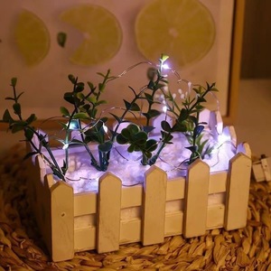 Copper Wire Light Strings Light Strips Flower-Shaped <b>Cakes</b> <b>Gift</b> <b>Boxes</b> Decoration Flashing Colored Lights 3m Remote Control - Product Image 2