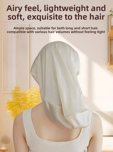 Bonnet de nuit en soie de mûrier à cheveux longs, vente en gros d'usine, bonnet de sommeil élastique réglable, personnalisation de bonnets de sommeil à longue queue pour femmes - Product Image 5