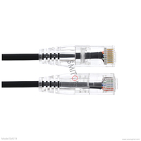 Kabel Patch Cat6 Ultra Tipis 0.5ft 15.24cm 15cm, Kabel Patch Cat6a Slim, Kabel Cat 6 Slim Line, Kabel Cat 6a Ultra Tipis