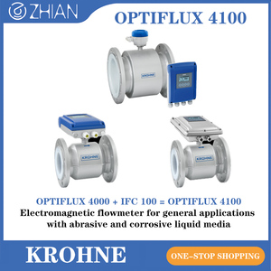เครื่องวัดการไหล KROHNE OPTIFLUX4100 DN200 20 มม. 8 นิ้ว เซ็นเซอร์วัดการไหลแบบแม่เหล็กในตัวสำหรับน้ำ OEM ปรับแต่งได้ - Product Image 4