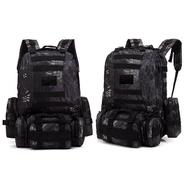 Camouflage Oxford Molle Outdoor Rucksacks Hiking Outdoor Tactical Backpack Custom Tactical Backpack