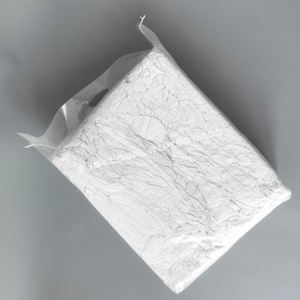 Chiffons d'essuyage industriels recyclés de qualité supérieure, non rayants, 100% coton, blancs, pour le nettoyage - Product Image 1