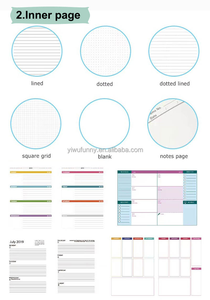 Agenda Giornaliera a Spirale Wenshun A5, 50 Fogli, Lista delle Attività, Diario del Budget per Donne, Forniture per <span class=keywords><strong>Ufficio</strong></span> e Scuola, Regalo Personalizzato - Product Image 2