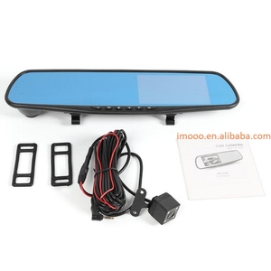 Prix usine 1080P voiture <span class=keywords><strong>Dash</strong></span> Cam boîte noire Full HD voiture Dvr caméra Auto 4.3 pouces rétroviseur caméscope - Product Image 4
