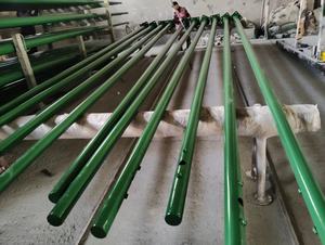 เสาไฟถนนพลังงานแสงอาทิตย์แบบเหล็กชุบสังกะสี ขนาด 4ม. 5ม. 6ม. 7ม. 8ม. 9ม. 10ม. 12ม. แบบแขนเดี่ยวและแขนคู่ ราคา - Product Image 1