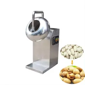Schlussverkauf automatische Erdnusssnacks-Herstellungsmaschine karamellisierte Nüsse Erdnussschokoladenablagemaschine Erdnussablagemaschine