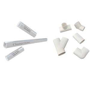 Nouveau système d'abreuvement et d'alimentation pour poulets de chair et <span class=keywords><strong>poules</strong></span> pondeuses CHUANGYI, <span class=keywords><strong>tuyau</strong></span> d'eau carré en <span class=keywords><strong>PVC</strong></span>, garantie 1 an - Product Image 1