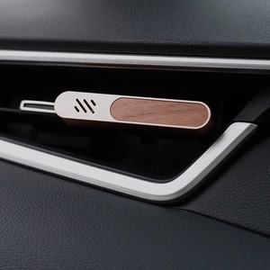 Diffuseur de voiture Bluetooth solaire de luxe pour aromathérapie, <span class=keywords><strong>mini</strong></span> <span class=keywords><strong>d</strong></span>ésodorisant portable en bois à suspendre, bâton moderne en métal pour pare-brise - Product Image 4