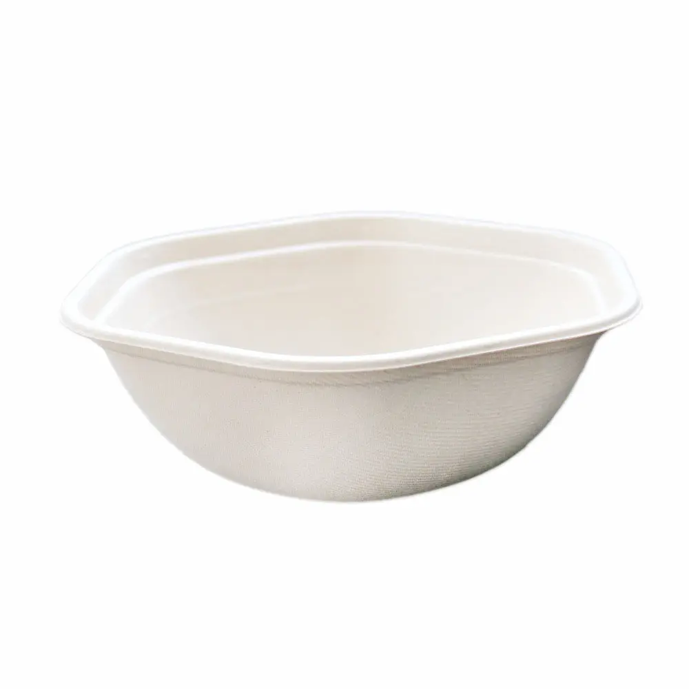 Disposable Bagasse Biodegradable Takeaway Compostable Container Paper Food Packaging