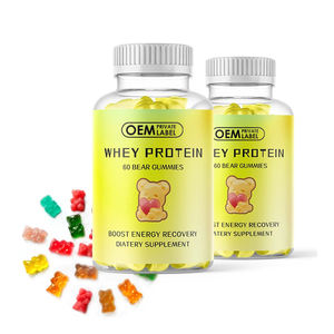 Suplemento de gomitas de proteína de etiqueta privada OEM, gomitas de proteína de suero, <span class=keywords><strong>amino</strong></span>ácidos esenciales, mejora la composición corporal - Product Image 2